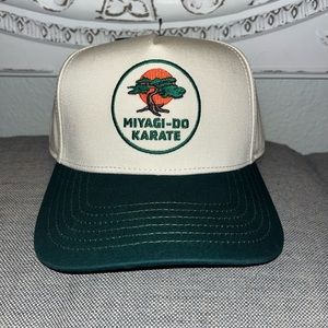 Never worn Pac Sun “Miyagi-Do Karate” trucker hat